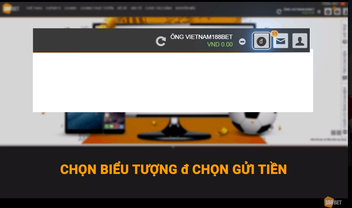 cách nạp tiền 188bet