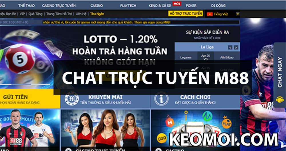 chat trực tuyến m88