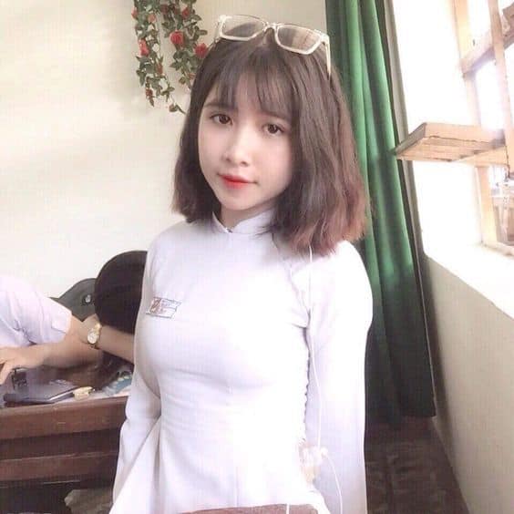 ảnh gái xinh tóc ngắn cute