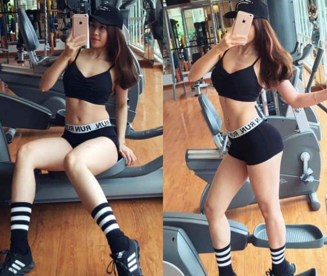 gái đẹp tập gym mu to