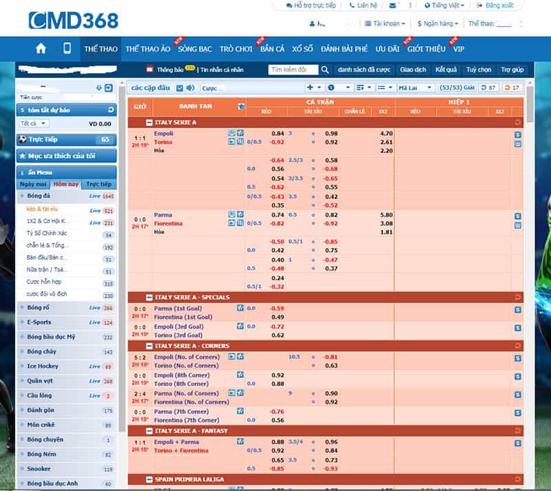 nhà cái cmd368